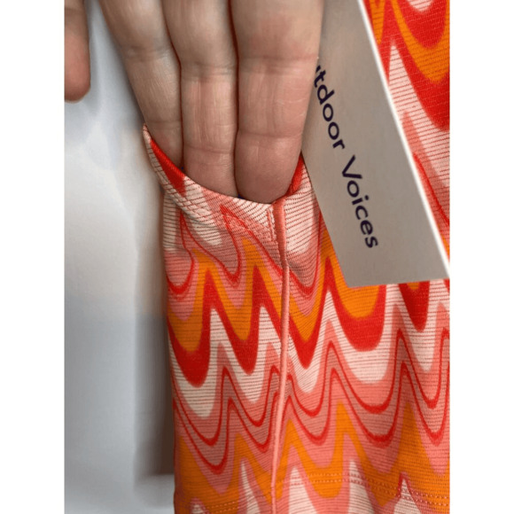 Outdoor Voices Women's Size XXS Thrive 5" Short Orange Grapefruit Helios NWT - Picture 5 of 9